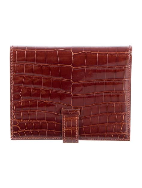 hermes croc bearn wallet price|Porosus Crocodile Bearn Compact Wallet .